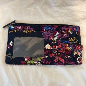 Vera Bradley Wallet Midnight Wildflowers